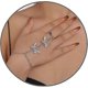 thumbnail image 1 of Butterfly Hand Chain Bracelet for Women Girls,Butterfly Finger Ring Bracelet Slave Chain Hand Harness Bracelet Butterfly Ring for Party Halloween, 1 of 4