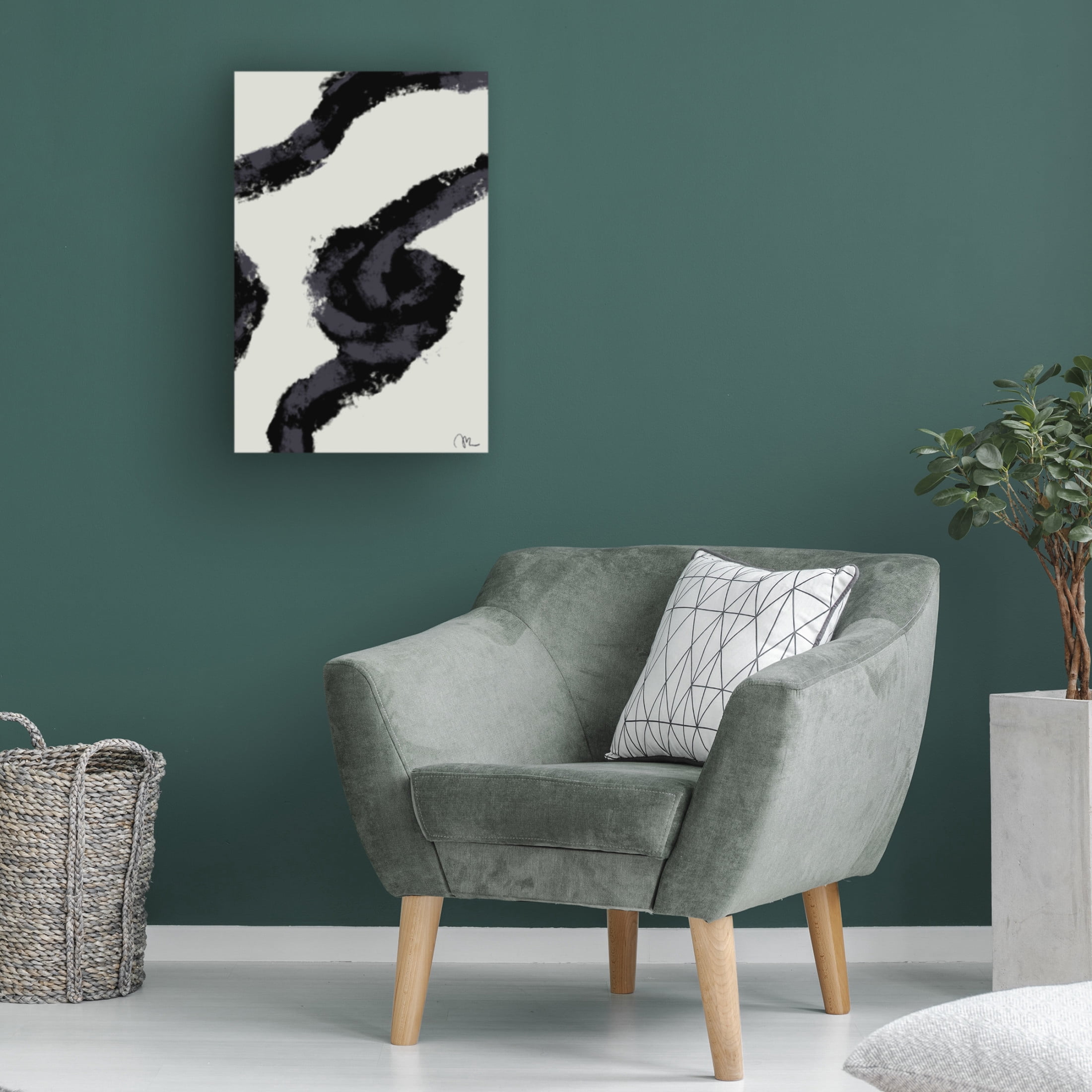 Canvas Wall Art - Pictufy Studio Ii 'Rope' Wall Art for Living Room, Bedroom, or Office Décor by Trademark Fine Art - 12 x 19 Inches