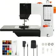 Mini Sewing Machine For Beginners And Kids, Sewing Machines With Reverse Sewing And 38 Built-In Stitches, Dual Speed Portable Sewing Machine With Extension Table