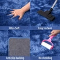 thumbnail image 3 of Plush Rugs for Living Room, Soft Shaggy Carpets for Living Room, Upgrade Anti-Skid Fuzzy Rugs for Kids' Room, Perfect Decor for Modern Home Tie Dye Blue 5x7 Feet, 3 of 15