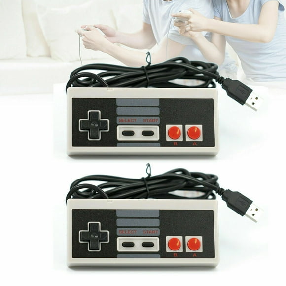 2 Pack NES Classic Controller for Nintendo Classic Mini Edition, Classic Nintendo Controller for NES Classic Mini Cord