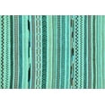 thumbnail image 1 of Ahgly Company Indoor Rectangle Abstract Light Blue Modern Area Rugs, 7' x 9', 1 of 4