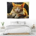 thumbnail image 3 of GOSMITH Tapestry 40x30 Inch,forest sleep cat,Wall Hanging Room Tapestry Wall Decor for Living Room Bedroom, 3 of 7