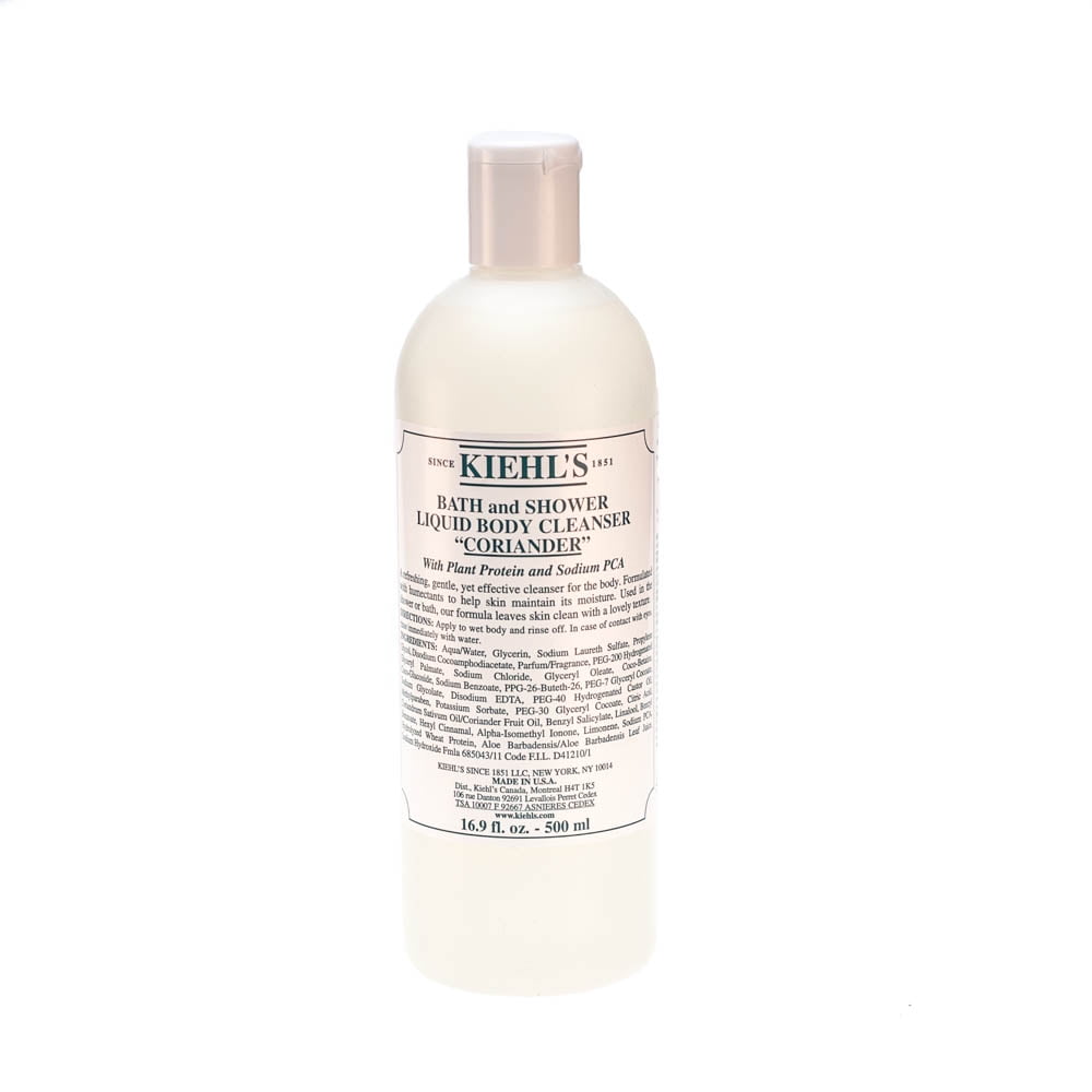 Kiehl's Bath & Shower Liquid Body Cleanser Coriander 16.9oz (500ml)
