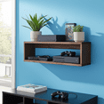 thumbnail image 6 of Custom Easy-Mount Cedar Wood Storage Box Float Shelf – Enclosed Design (8"x8", Black), 6 of 14
