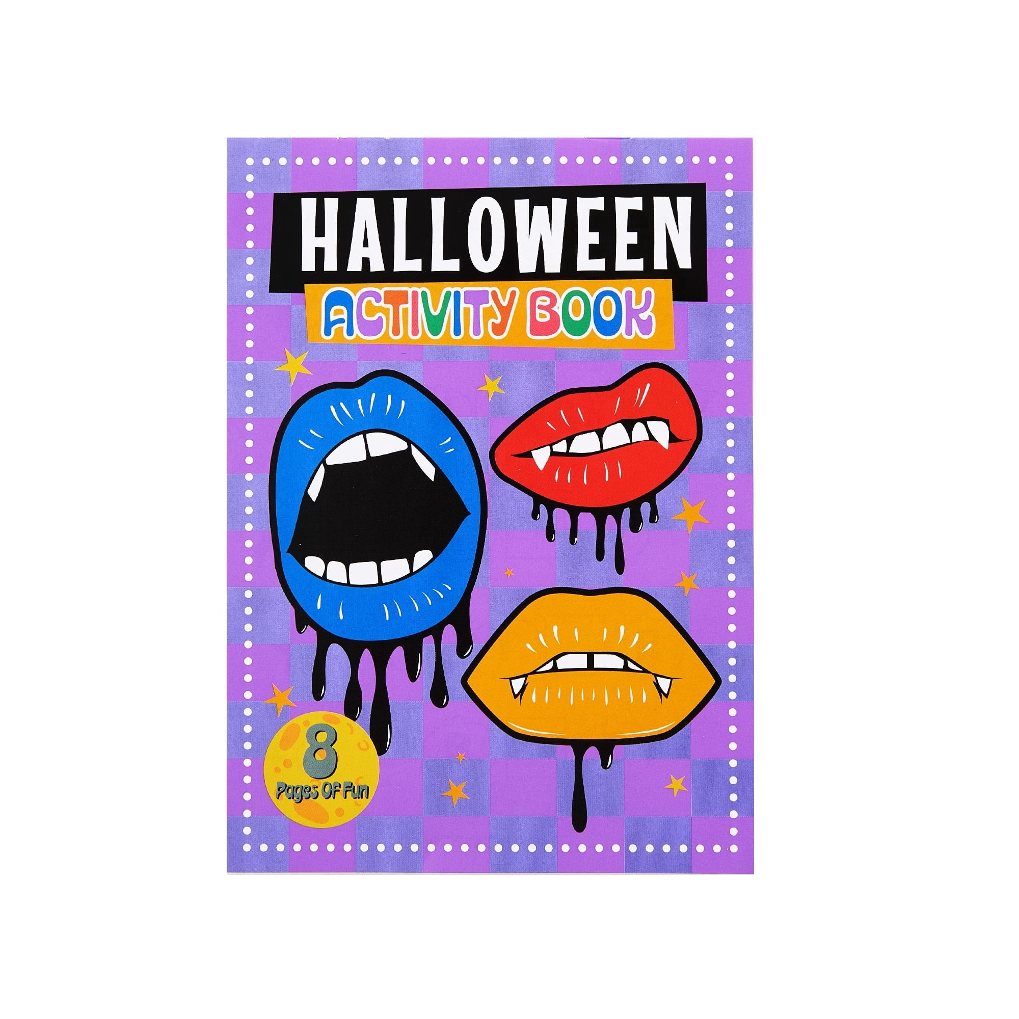 Activity Books with Push Pencils Party Favors, Multicolor, 12 Pieces, Halloween by Way To Celebrate