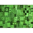 thumbnail image 1 of Ahgly Company Indoor Rectangle Abstract Green Contemporary Area Rugs, 6' x 9', 1 of 1