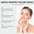 thumbnail image 3 of Grass-Fed Beef Tallow with Frankincense Oil and Castor Oil,Beef Tallow for Skin,Whipped Beef Tallow Frankincense Oil Castor Oil for Skin Face Body Moi, 3 of 5