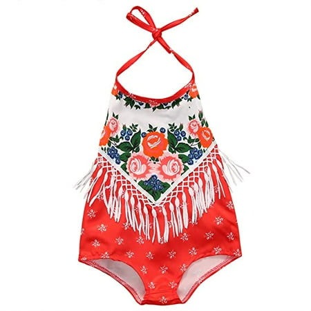 

Toddler Kid Baby Boy Girl Floral Romper Bodysuit Jumpsuit Outfit Sunsuit Clothes