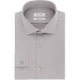thumbnail image 1 of Calvin Klein Mens Non-Iron Button Down Dress Shirt, ltpasgry, 14 Neck, 1 of 1
