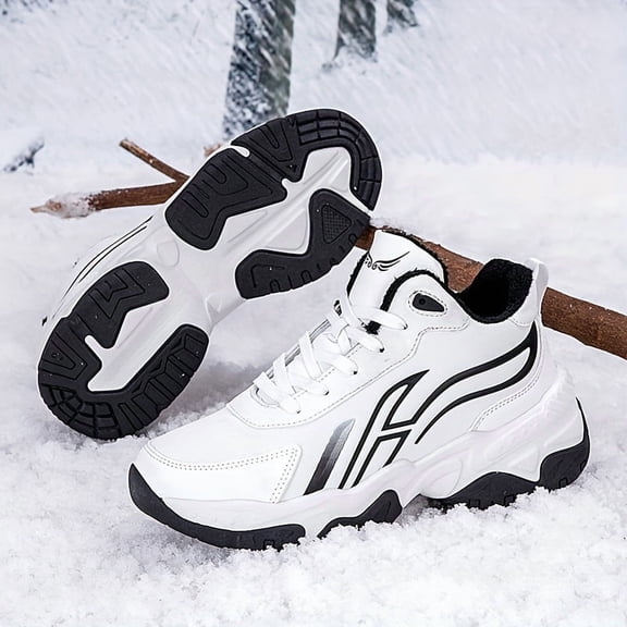 Perfect [Warm Thick-Soled Shoes] Warm Thick-Soled Men's Winter Shoes | Height-Increasing Comfortable Sneakers | Fashionable Versatile Anti-Slip Travel-W