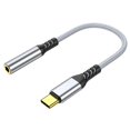 thumbnail image 1 of Portability Type C to 3.5mm Audio Adapter Audio Braided Nylon Cable for Type-C Devices Headphone Jack Wide Compatibility, 1 of 4