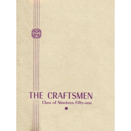 (Custom Reprint) Yearbook: 1951 Essex County Vocational Technical High School - Craftsmen Yearbook (Bloomfield, NJ)