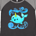 thumbnail image 4 of Inktastic Cute and Playful Narwhal Women's Plus Size T-Shirt, 4 of 5
