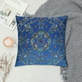 thumbnail image 2 of Shiartex Indian -  Decorative Sofa Throw Pillow Cushion Cover Boho Bohemia (Turquoise) White, 2 of 5