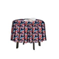 thumbnail image 1 of eloria Floral Printed Round Table Cloth Resistant Washable Decorative Table Cover for Dining Table, 1 of 1