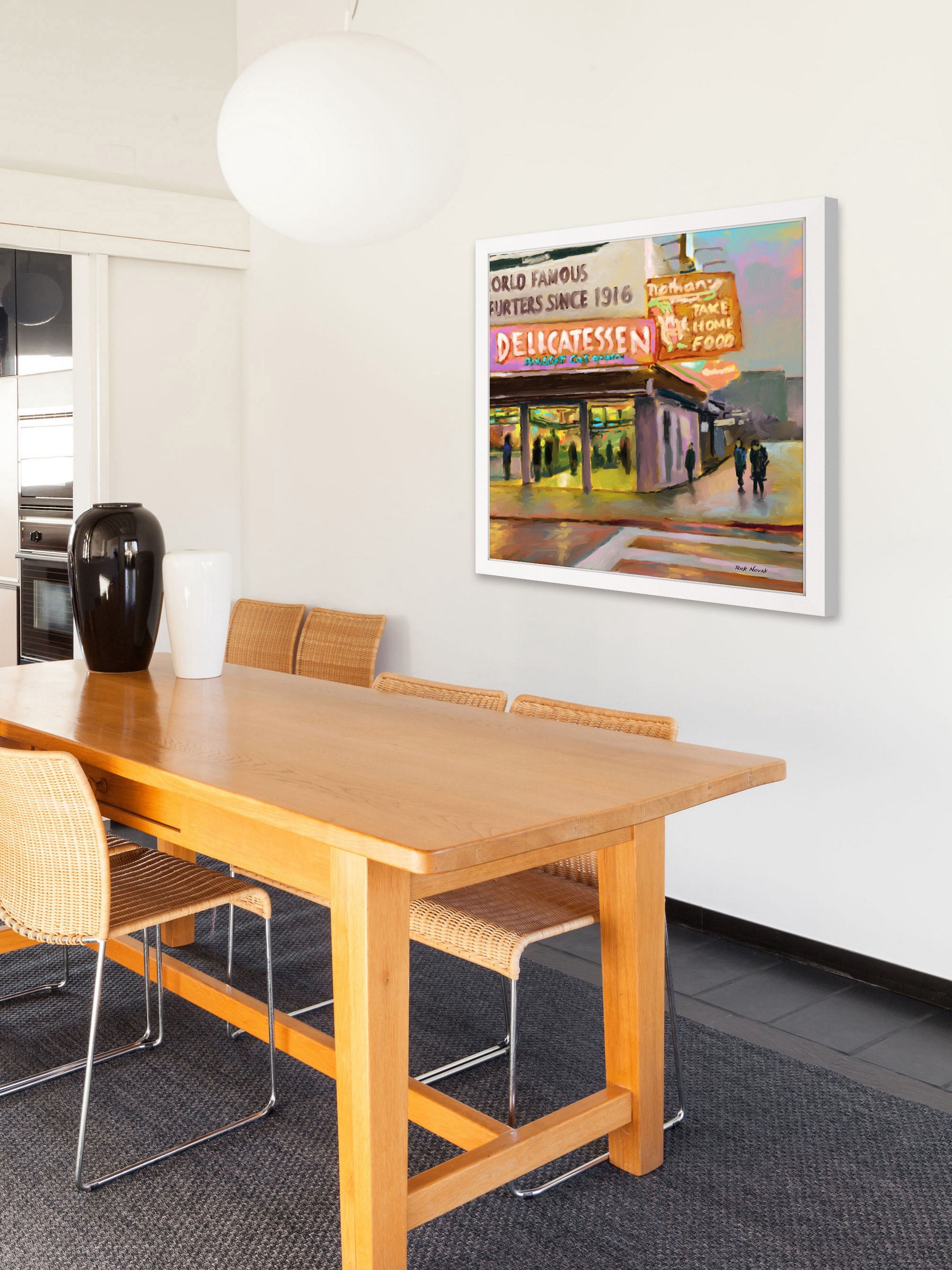 "Deli" Framed Painting Print