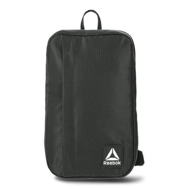 Reebok Men's Drexler Crossbody Sling Bag, Black