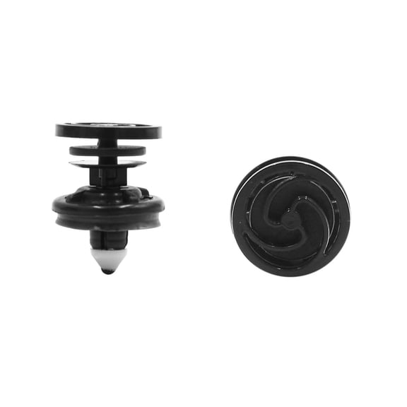 Unique Bargains 20Pcs 7L6868243 8mm Plastic Rivets Clips Bumper Fender Fastener for Audi