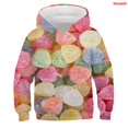 thumbnail image 3 of Sudaderas con capucha para niños y niñas con estampado 3D de comida divertida, macarrones de caramelo, sudaderas con capucha para niños, ropa para adolescentes, jerseys de Nutella para niños 2021, 3 of 5