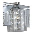 thumbnail image 2 of allen + roth Quinn 25.98-Inches 4 -Light Polished Chrome Integrated LED Modern/contemporary Vanity light bar, 2 of 9