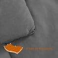 thumbnail image 2 of Kelnaro Premium King Duvet Insert, Down Alternative Comforter with Corner Tabs, Dark Gray, 2 of 6