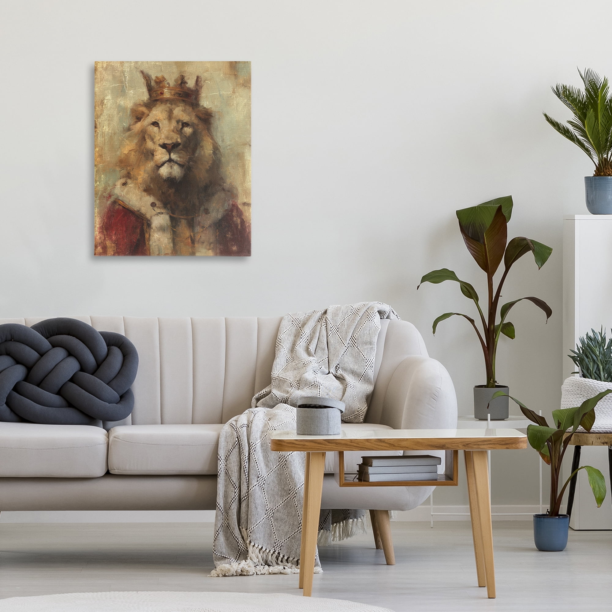 Stupell Industries Regal Lion Sovereign Canvas Wall Art, design by Svetlana Aleynikova