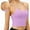 Purple, variant on Women’s Longline Sports Bra Tank Padded Camisole Bras for Women Workout Yoga Bras Vest Gym Running