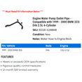 thumbnail image 2 of Engine Water Pump Outlet Line - Compatible with 1999 - 2000 BMW 323i E46 2.5L 6-Cylinder, 2 of 2