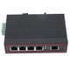 thumbnail image 3 of 5X Hub de Conmutador de Escritorio Ethernet de 5 Puertos RJ45 10 / 100M Tipo de Riel DIN En Red, 3 of 4