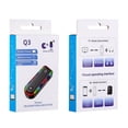 thumbnail image 1 of Receptor y transmisor de audio Bluetooth dos en uno AUX con anillo de color, adaptador de audio Bluetooth para automóvil, 1 of 1