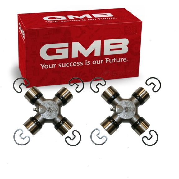 2 pc GMB Rear Shaft All Universal Joints compatible with GMC Yukon 2015-2019