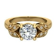 thumbnail image 5 of 0.80 Carat Vintage Paisley Engagement Ring 14K Gold, 5 of 6