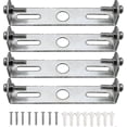 thumbnail image 1 of Paquete de 4 soportes para placa de techo de luminaria de 90 mm con conexión a tierra y tornillos para suspensión de techo colgante Li, 1 of 5
