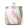 thumbnail image 7 of Pink Tulip Flowers Floral Ashtray with Lid Cigarette Ashtray Stainless Steel Ash Tray Ash Holder for Home Outdoor, 7 of 7