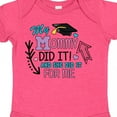 thumbnail image 4 of Inktastic My Mommy Did It and She Did It for Me with Graduation Cap Girls Baby Bodysuit, 4 of 5