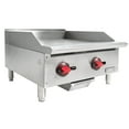 thumbnail image 1 of MoTak MGR24 24" Gas Griddle w/ Manual Controls - 3/4" Steel Plate, Convertible, 1 of 1