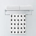 thumbnail image 2 of AOYEGO Polka Dot Bathroom Towels Black Dots Doodle Spot Brush Soft Bath Hand Towels Microfiber Kitchen Hotel Spa Hand Towels 15x30 Inch, 2 of 11
