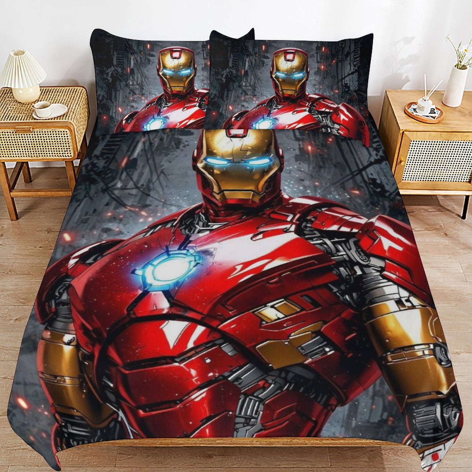 CCYK STAR Spiderman Duvet Set, King Size Comforter Cover, 1 Comforter, 2  Pillowcases - Walmart.com, image size:1600x1600