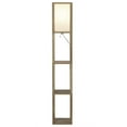 Better Homes & Gardens Crossmill Shelf Modern Floor Lamp