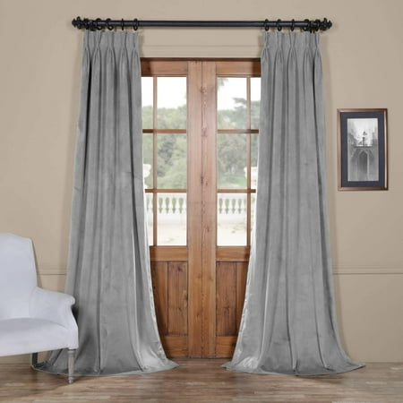 Exclusive Fabrics Signature Pinch Pleated Blackout Solid Velvet