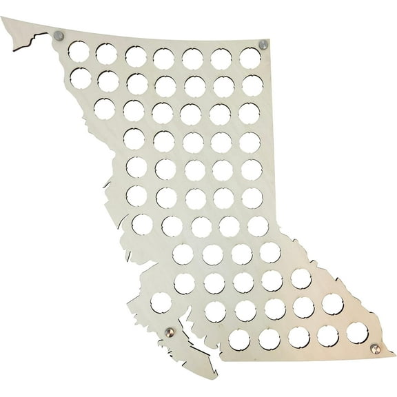 British Columbia Beer Cap Map