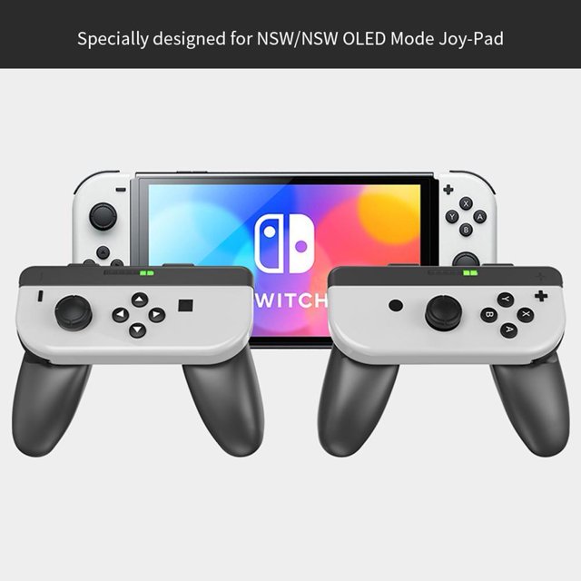 Mando 2 en 1 para Gamepad izquierdo y derecho empuñadura duradera para Nintendo Switch/Switch accesorios de juego OLED JShteea El nuevo