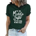 thumbnail image 2 of LSLJS Women's Funny Printed Pattern Casual Fashion Soild Color Short Sleeve Tops Blouse, 2 of 6