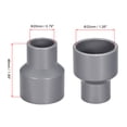 thumbnail image 2 of DWV Reducing Coupling Schedule 40 Gray 1/2-inch x 1-inch Socket 10Pcs, 2 of 3