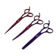 thumbnail image 4 of 4pcs Professional Dog Grooming Scissors Set Stainless Steel Pet Trimmer Kit for Dogs Cats 7 Inches, 4 of 9
