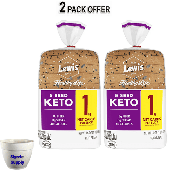 Lewis Bake Shop Healthy Life 5 Seed Keto Bread, 16 oz