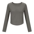thumbnail image 3 of WCJM Women's Long Sleeve TShirt Womens Quick Dry Hiking Shirt Upf 50+ Long Sleeve Loose Fit Sun Top Yoga Fishing Rash Guard, 3 of 5