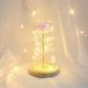 thumbnail image 3 of Luces de noche creativas con batería 20led ahorro de energía 3 Wdftyju cúpula de cristal rosa alambre de cobre cadena de luces decoración, 3 of 9