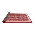 thumbnail image 2 of Ahgly Company Indoor Round Abstract Red Modern Area Rugs, 4' Round, 2 of 4
